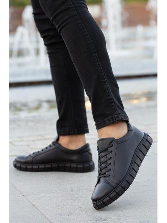 کفش مردانه چرم طبيعي روزانه ارتوپدي Daxtors مشکي